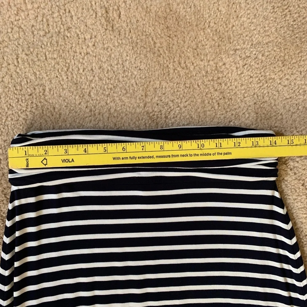 J. Crew Striped Modal, Spandex Maxi Skirt- Sz XS - Picture 8 of 10
